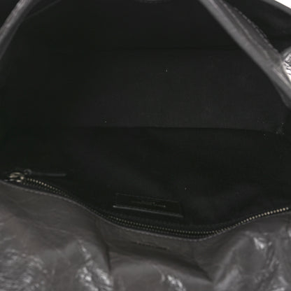 Saint Laurent Crinkled Calfskin Matelasse Monogram Medium Niki Chain Satchel Fog 5 of 9