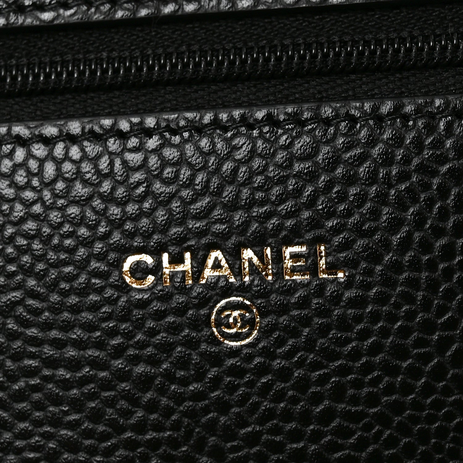 Chanel Caviar Quilted CC Turnlock Wallet On Chain WOC Black 6 of 12