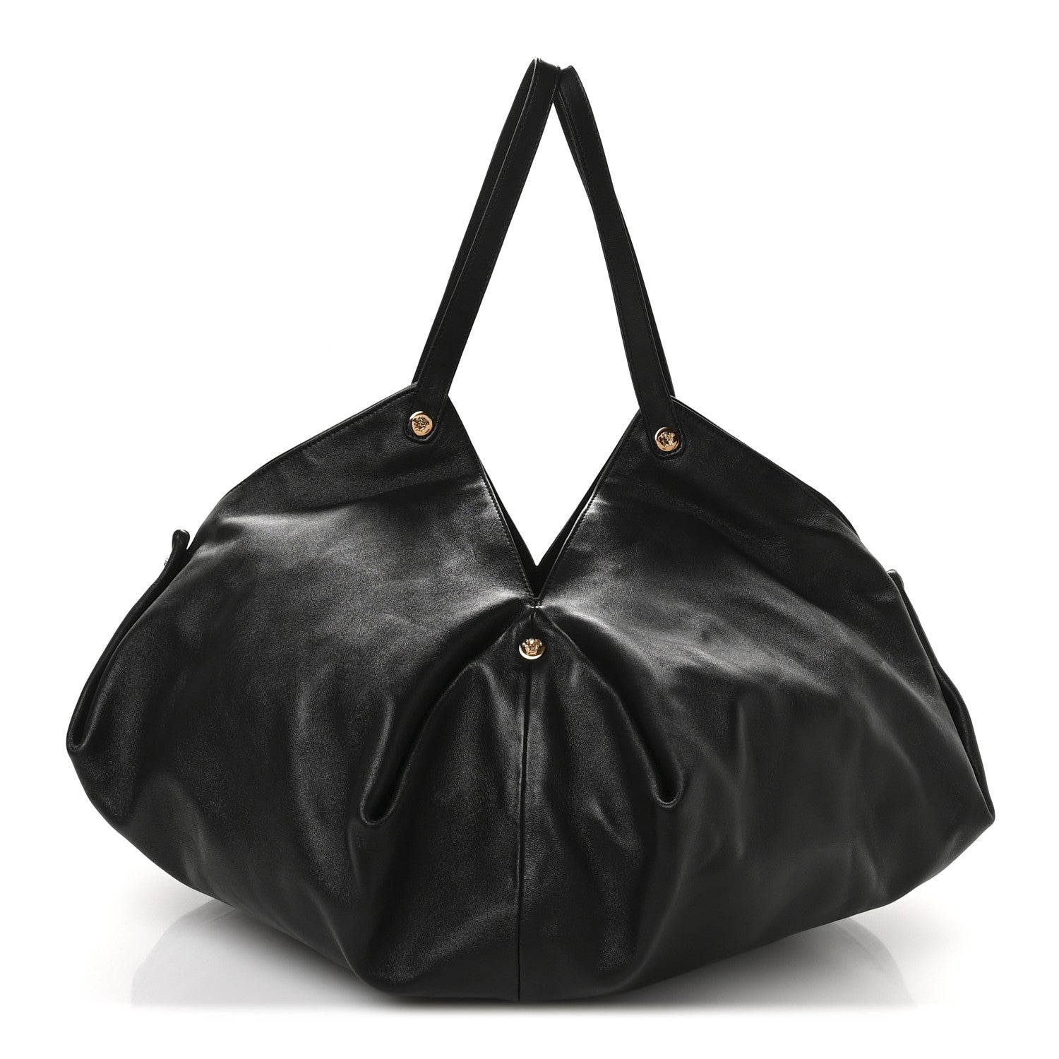 Versace Nappa Large Protea Shoulder Bag Black 1 of 11