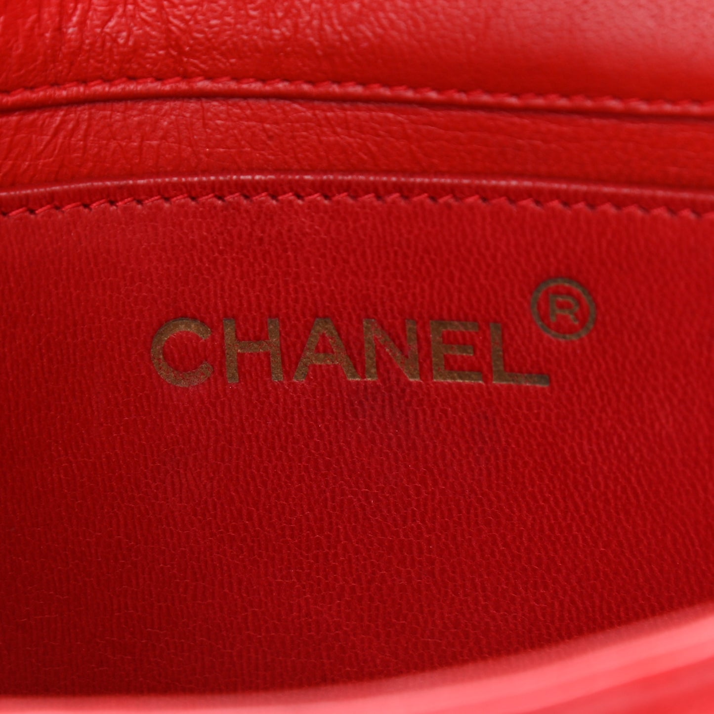Alligator Mini Rectangular Flap Red