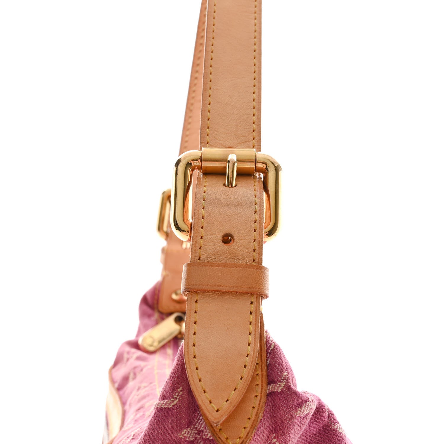 Louis Vuitton Denim Baggy PM Fuchsia 10 of 12