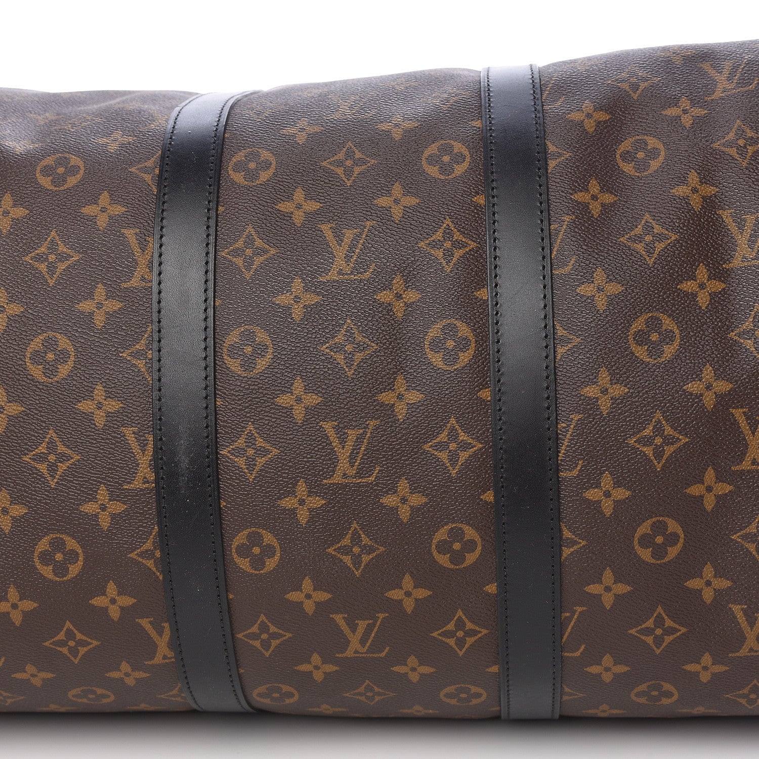Louis Vuitton Monogram Macassar Keepall Bandouliere 55 10 of 11