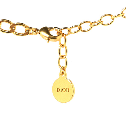 Christian Dior Metal Petit CD Choker Necklace Gold 4 of 4