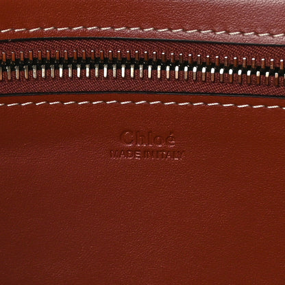 Chloe Felt Calfskin Medium Woody Ribbon Tote Black 6 of 10