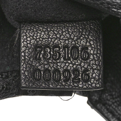 Gucci Goatskin Small GG Aphrodite Shoulder Bag Black 7 of 11