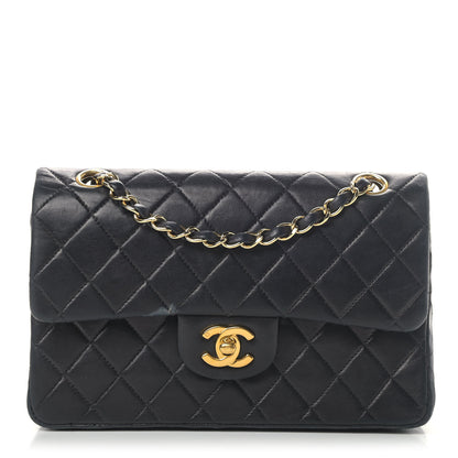 Chanel Lambskin Quilted Small Double Flap Black 1 of 11