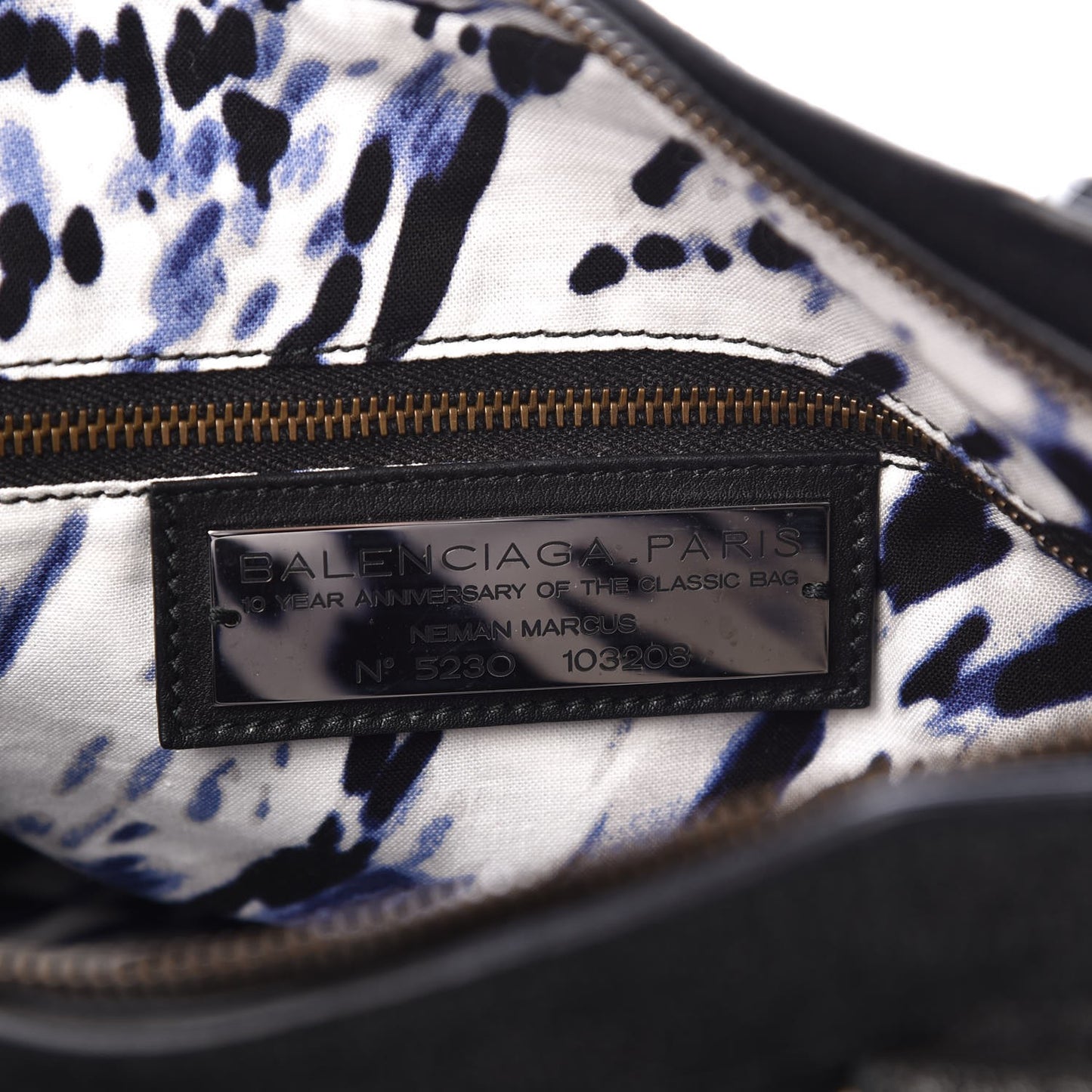 Craquele Calfskin First Black