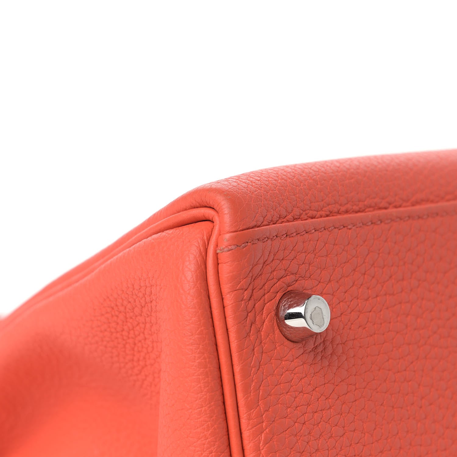 Hermes Togo Kelly Retourne 28 Poppy Orange 9 of 22