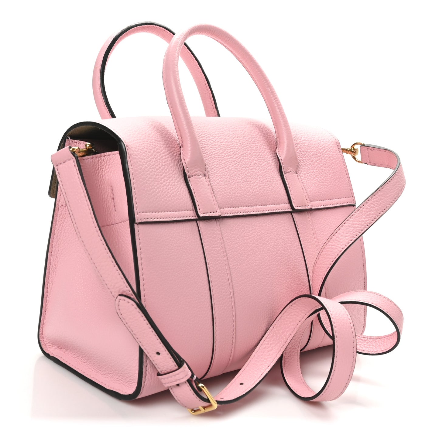 Classic Grain Small Bayswater Satchel Sorbet Pink