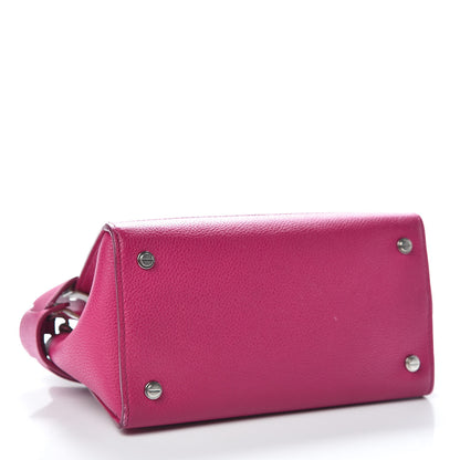 Givenchy Grained Calfskin Mini Horizon Satchel Fushia 4 of 22