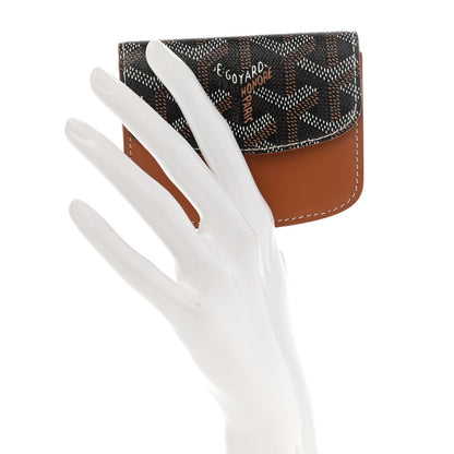 Goyard Goyardine Coin Pouch Black Gold 2 of 6