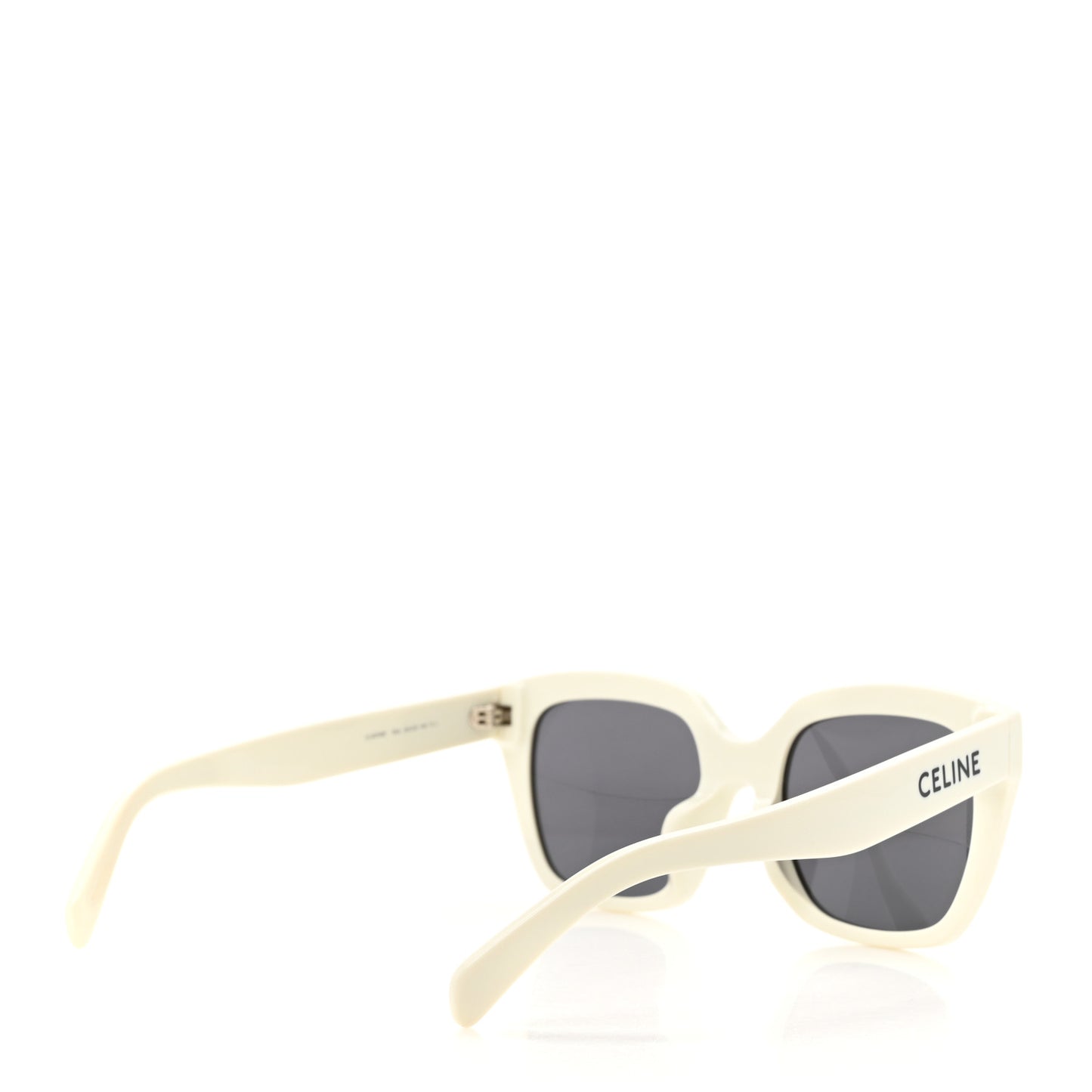 Acetate Sunglasses CL40198F White