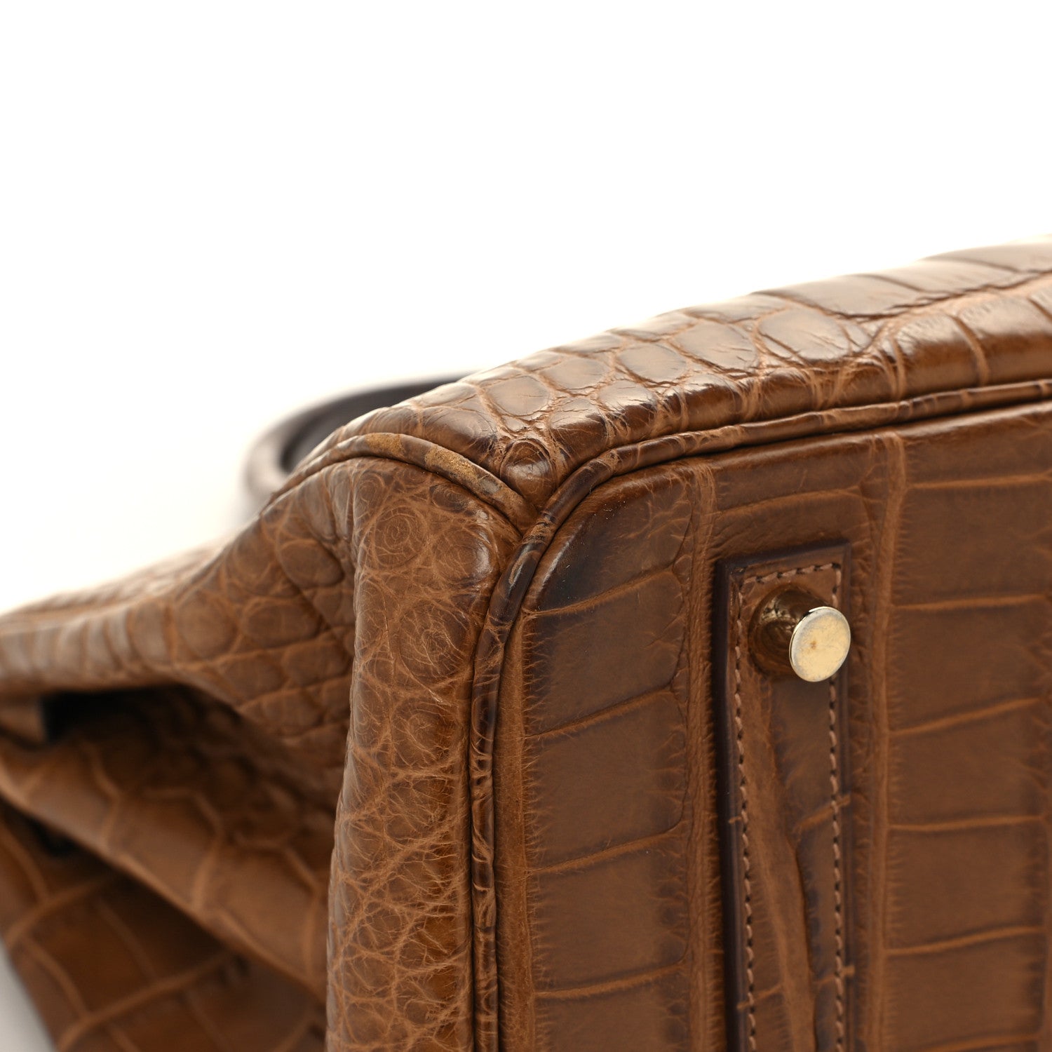 Hermes Matte Alligator Birkin 35 Alezan 11 of 13