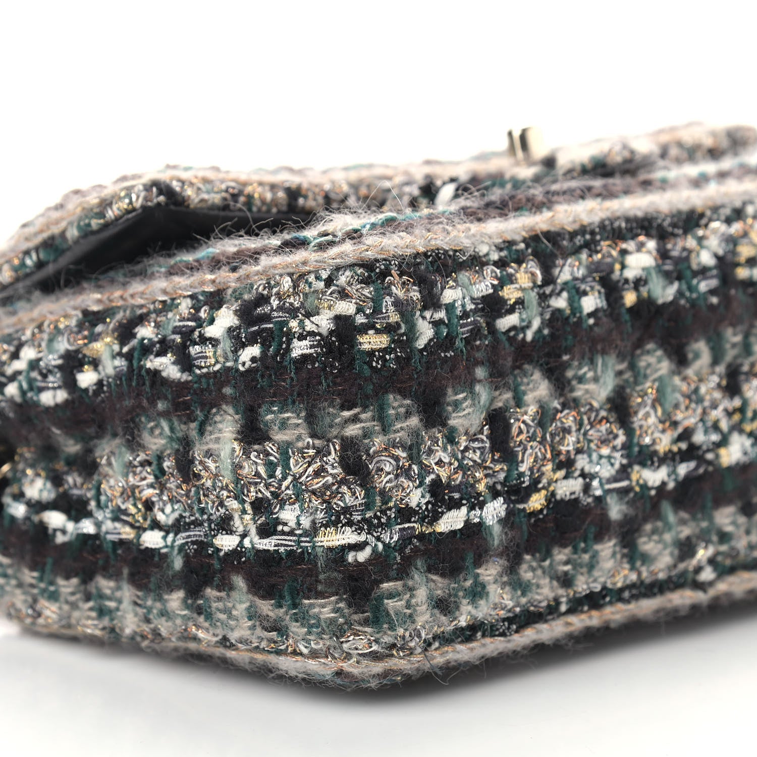 Chanel Tweed Braid Mini Flap Blue Multicolor 8 of 10