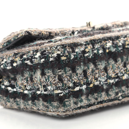 Chanel Tweed Braid Mini Flap Blue Multicolor 8 of 10