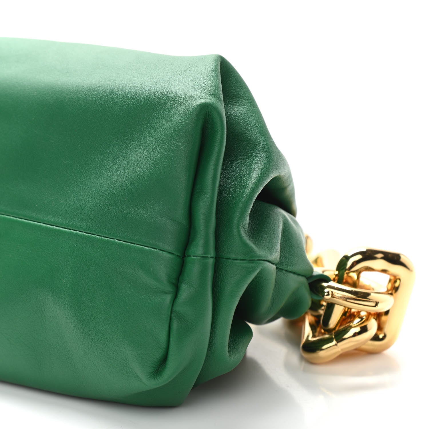 Bottega Veneta Calfskin The Pouch Chain Racing Green 10 of 10
