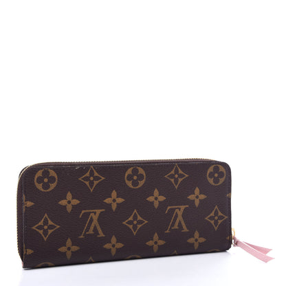 Louis Vuitton Monogram Clemence Wallet Rose Ballerine 3 of 7