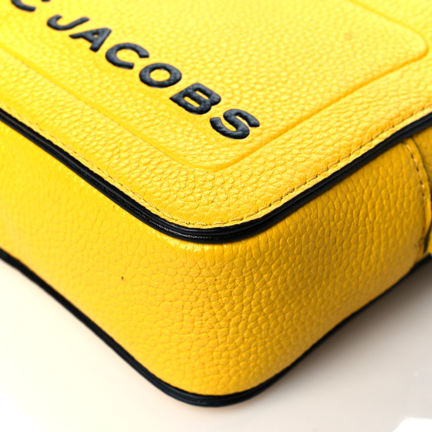 Calfskin Box Camera Bag Yellow