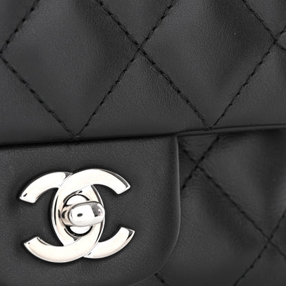 Chanel Calfskin Quilted CC Uniform Flap Belt Bag Black 12 of 12