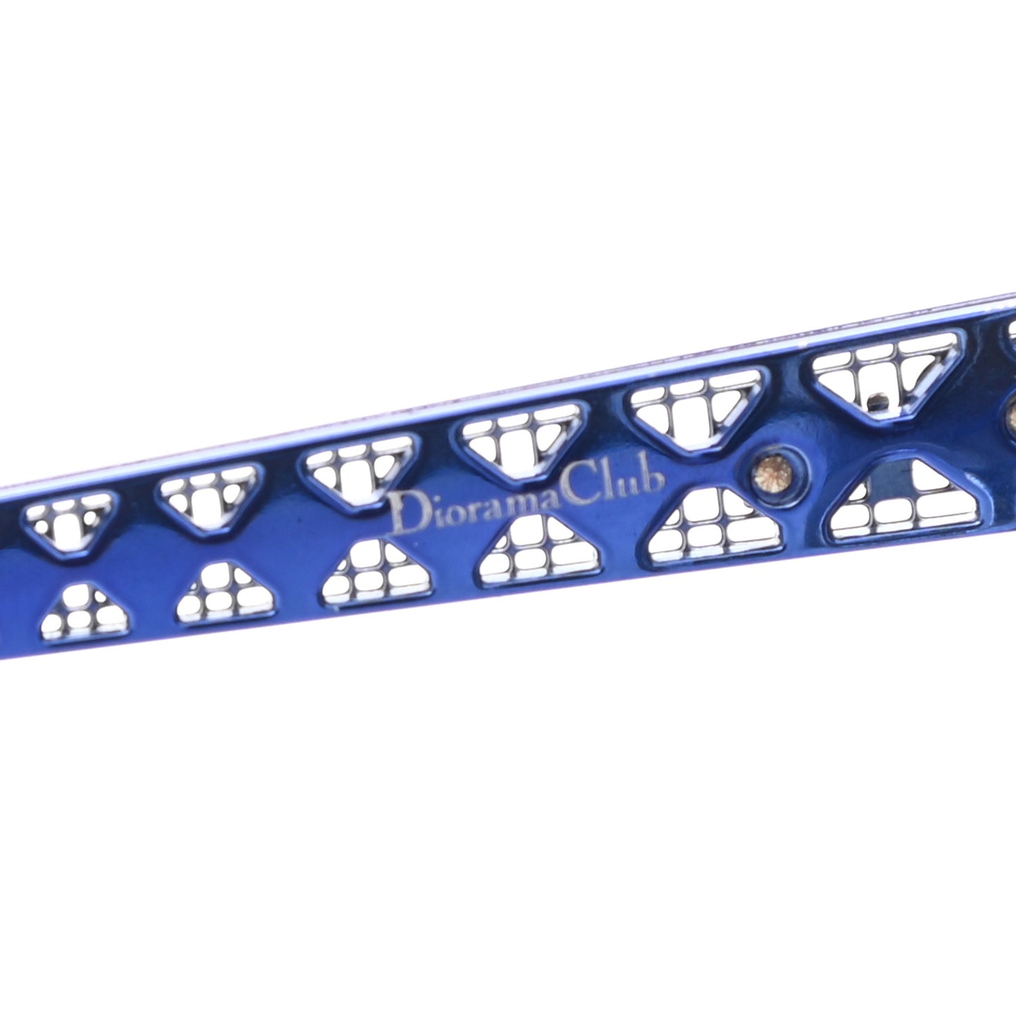 Metal Diorama 1 Sunglasses Blue