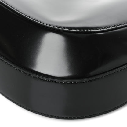 Prada Spazzolato Cleo Adjustable Strap Shoulder Bag Black 9 of 9