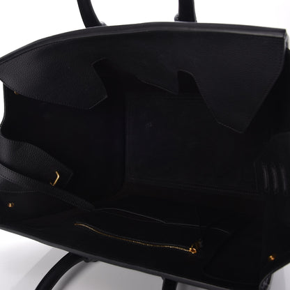 Celine Crisped Calfskin Small Tie Knot Tote Black 5 of 9