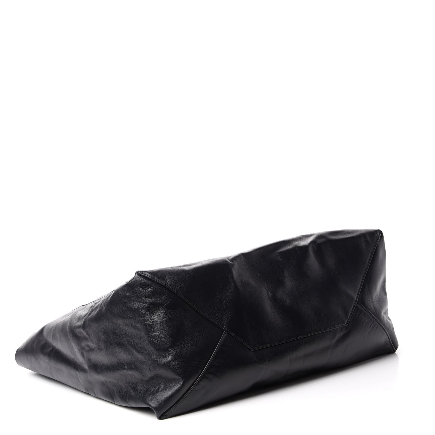 Celine Lambskin Horizontal Cabas Black 4 of 10