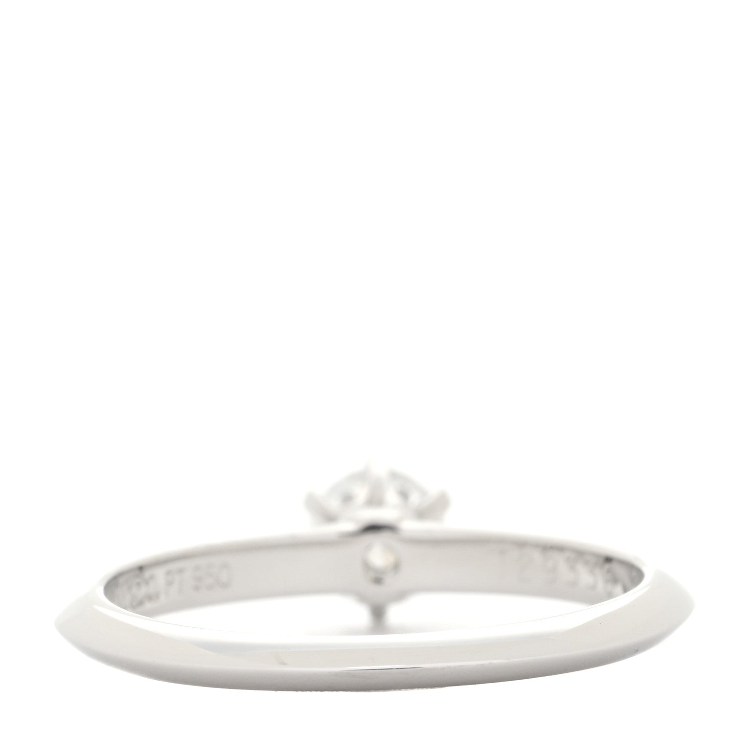 Tiffany Platinum Diamond .34ct Solitaire Engagement Ring 51 5.75 3 of 5
