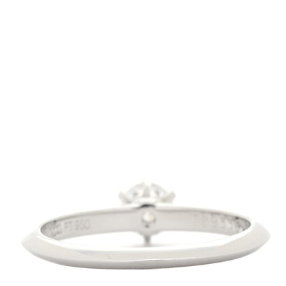 Tiffany Platinum Diamond .34ct Solitaire Engagement Ring 51 5.75 3 of 5