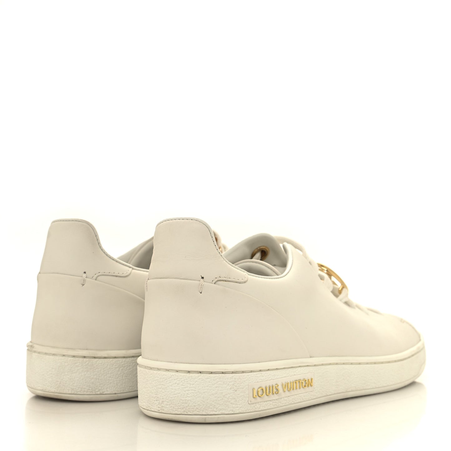 Calfskin Frontrow Sneakers 36.5 White
