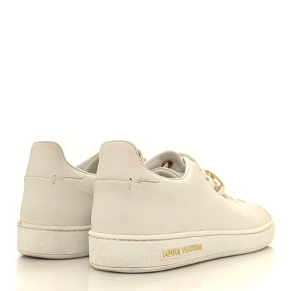 Louis Vuitton Calfskin Frontrow Sneakers 36.5 White 4 of 9