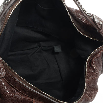 Chanel Caviar Outdoor Ligne Large Hobo Brown 5 of 7
