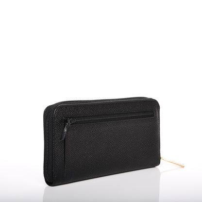 Chanel Caviar Timeless CC Large Gusset Zip Around Wallet Black 3 of 8