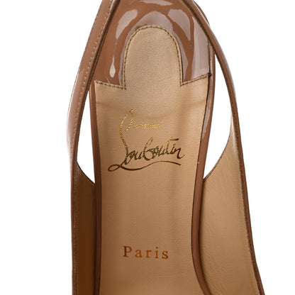 Christian Louboutin Patent Private Number 120 Pumps 40 Nude 6 of 8