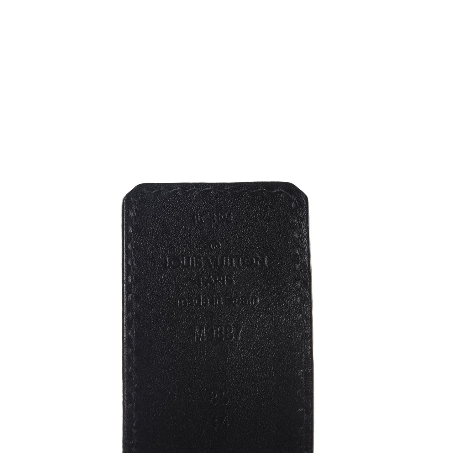 Monogram Calfskin 40mm LV Initiales Reversible Belt 85 34 Black