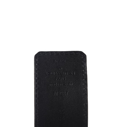 Louis Vuitton Monogram Calfskin 40mm LV Initiales Reversible Belt 85 34 Black 3 of 4