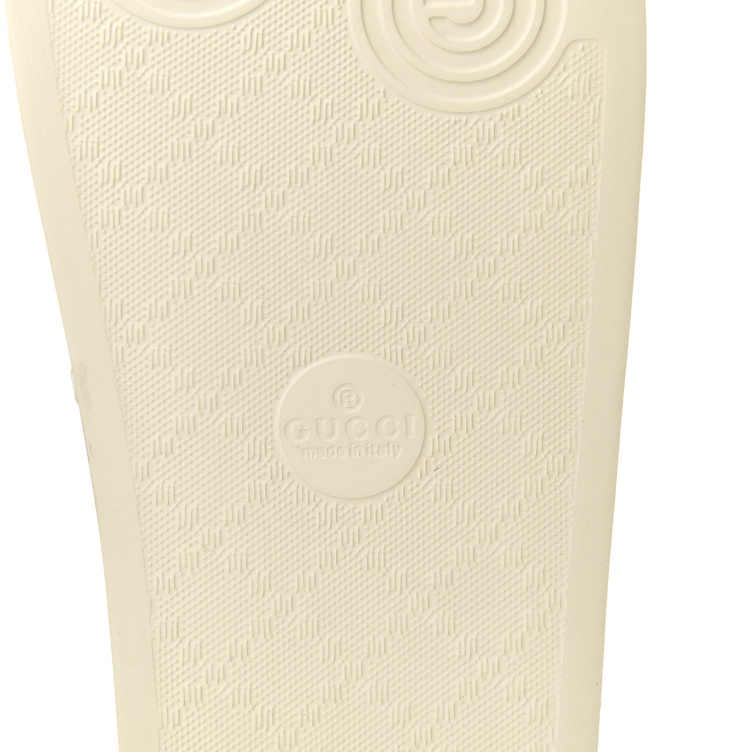 Gucci GG Supreme Monogram Flora Pursuit Slide Sandals 39 White 6 of 9
