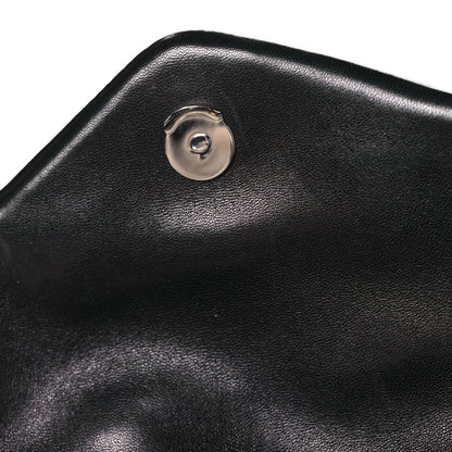 Saint Laurent Lambskin Quilted Small Loulou Puffer Monogram Chain Satchel Black 10 of 11