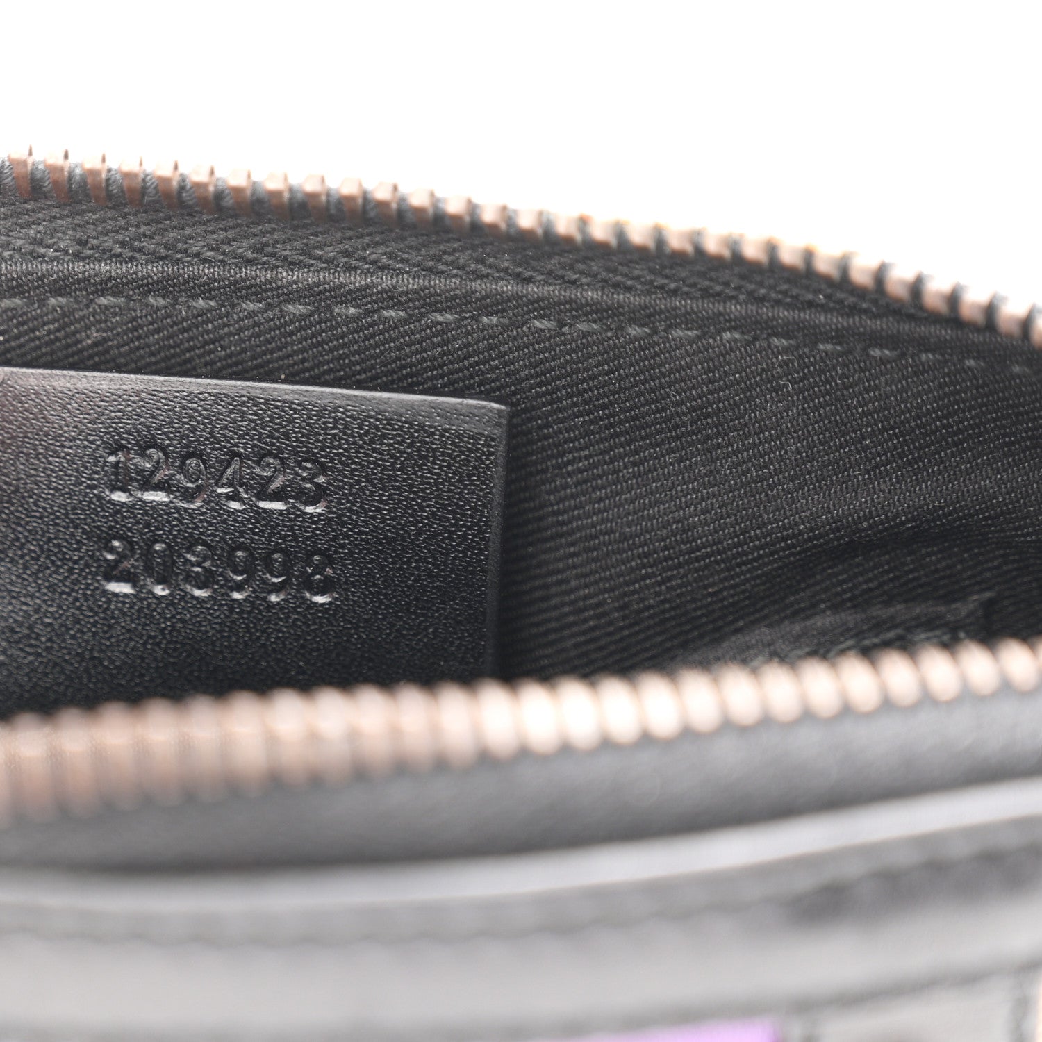 Gucci Monogram Web Studded Chain Clutch Purple 6 of 9