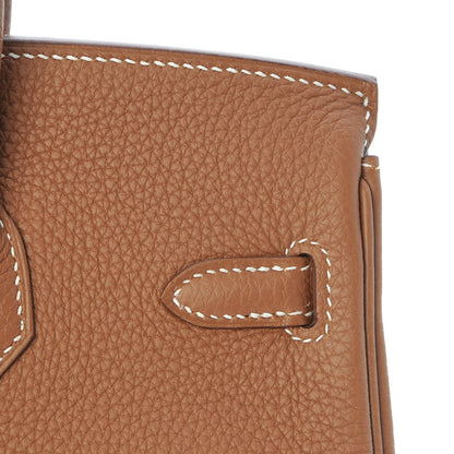 Hermes Togo Birkin 25 Gold 11 of 34