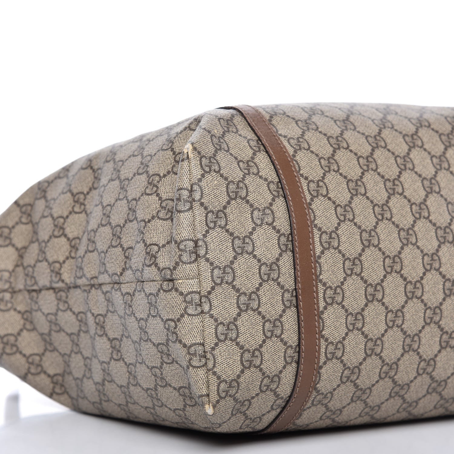 Gucci GG Supreme Monogram Medium Nice Tote Brown 6 of 17