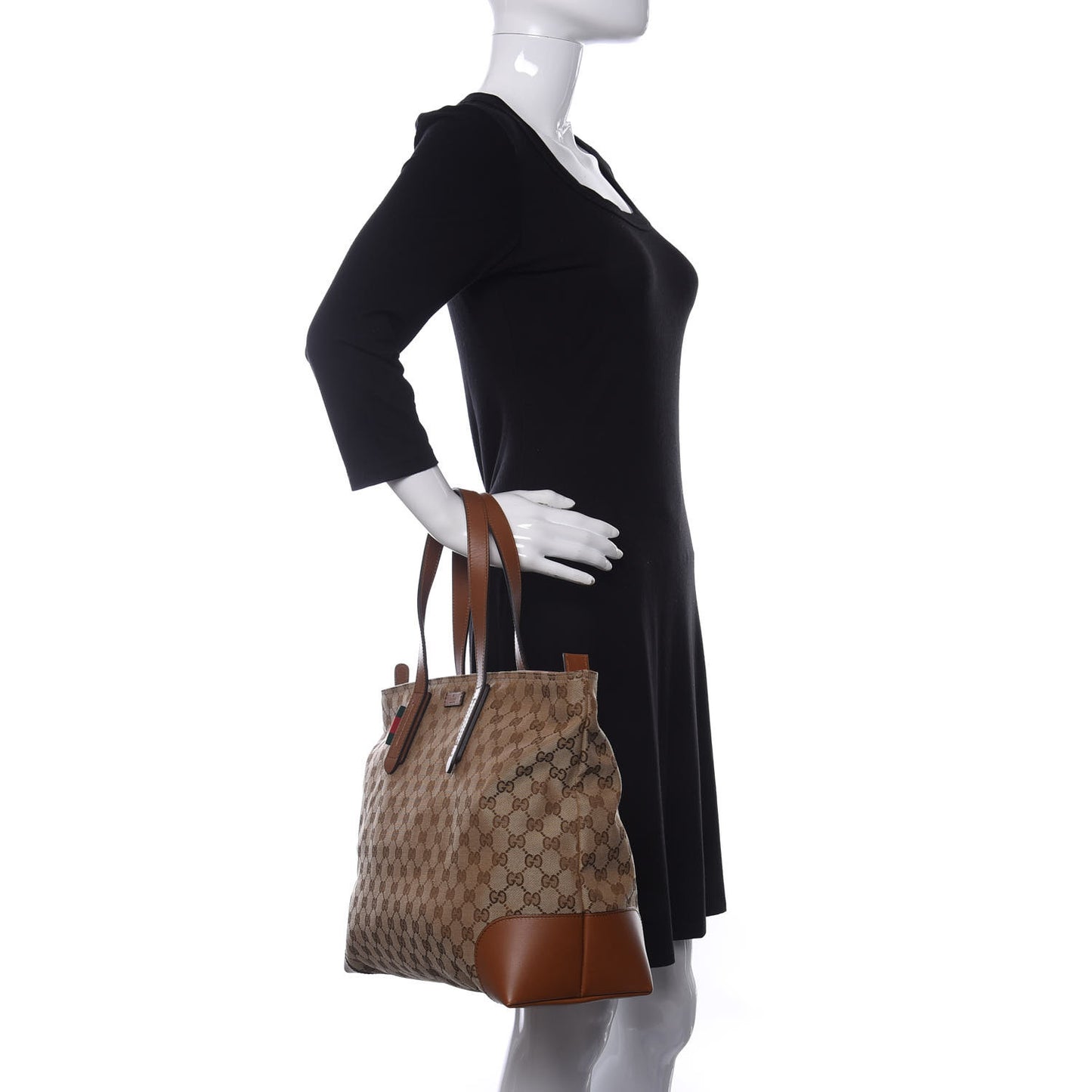 Monogram Large Original Tote Tan