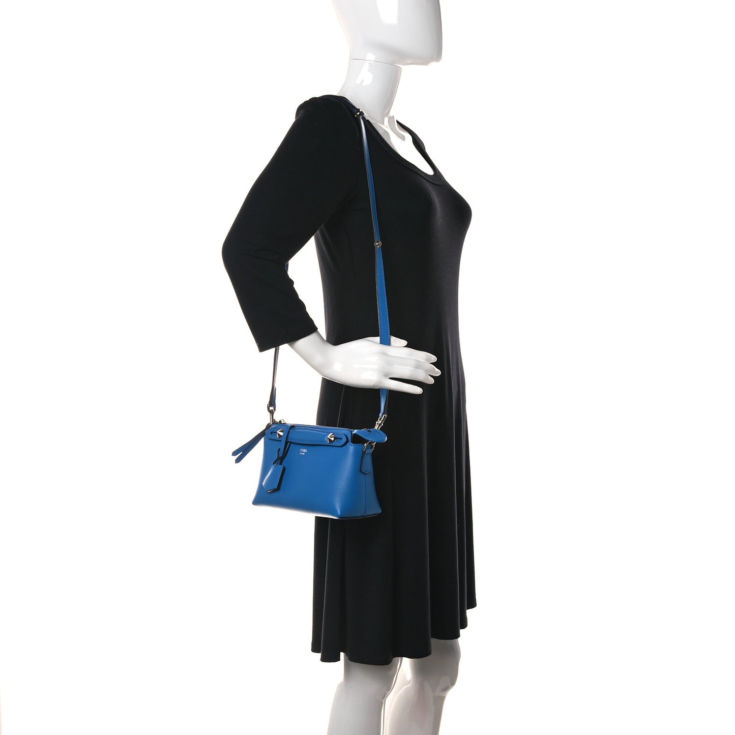 Vitello Dolce Mini By The Way Boston Bag Blue Royal