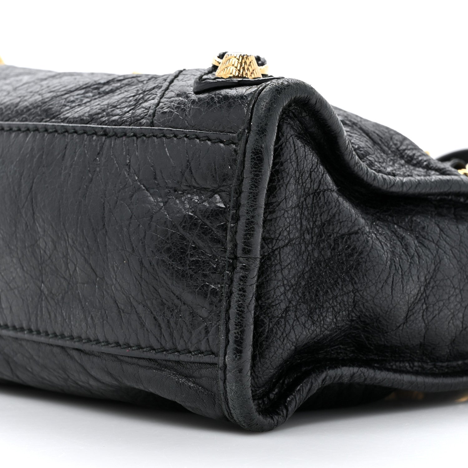 Balenciaga Agneau Giant 12 Gold Hardware Mini City Black 9 of 14