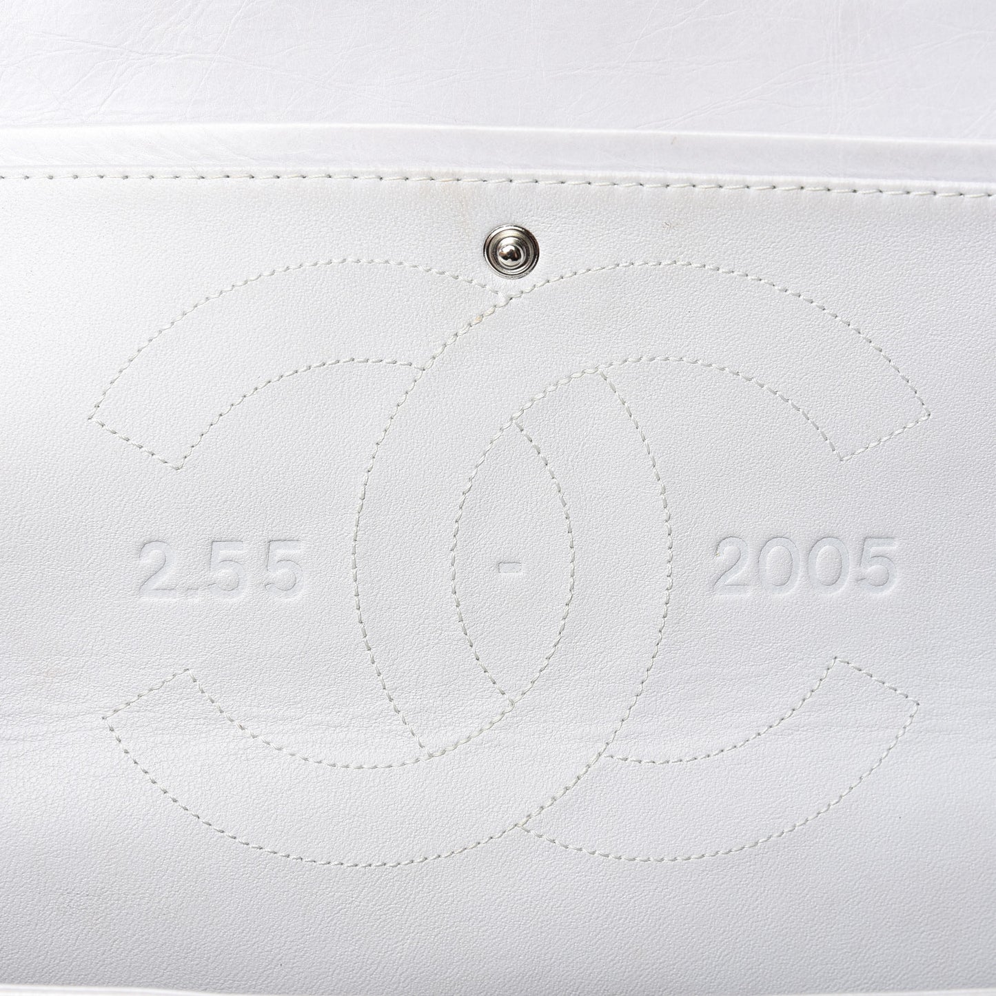Aged Calfskin 50th Anniversary 2.55 Reissue 227 White