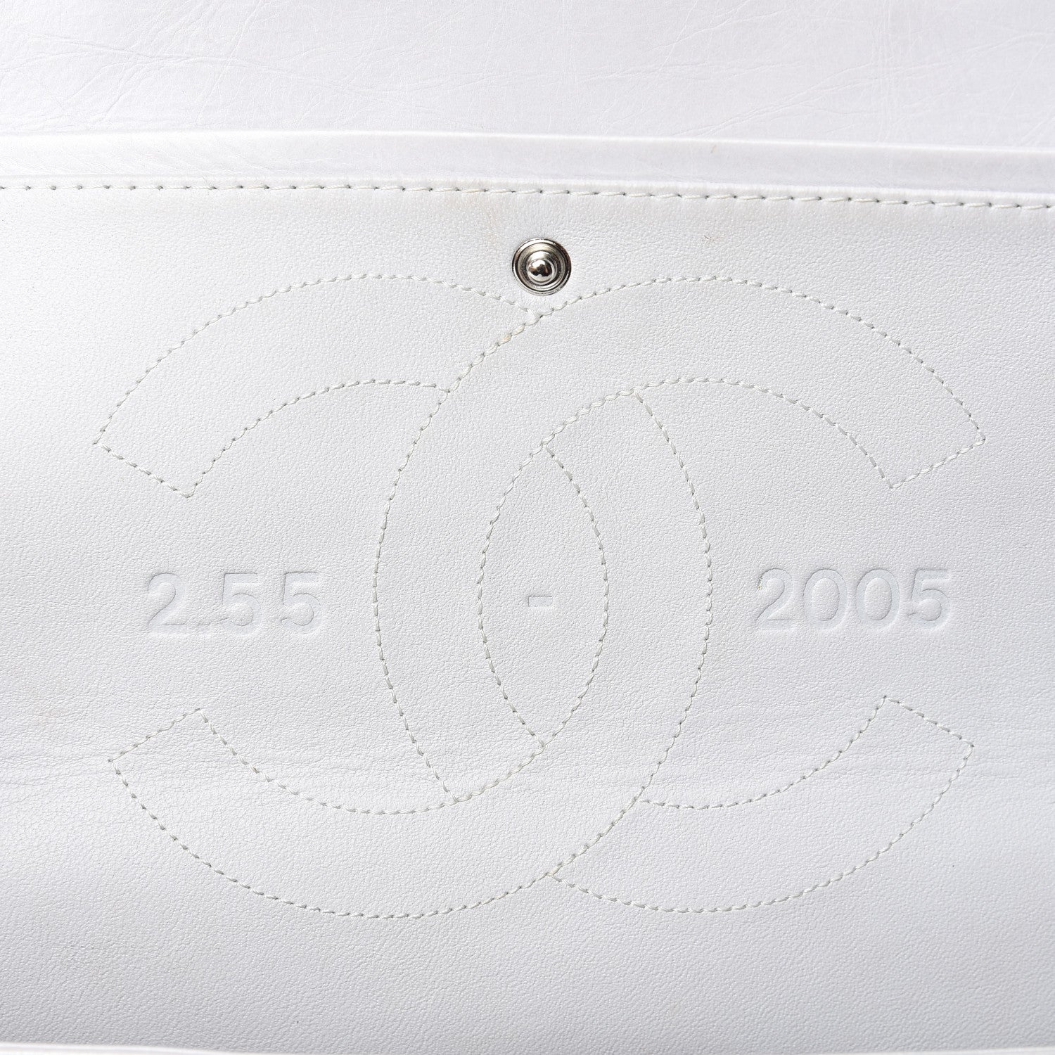 Chanel Aged Calfskin 50th Anniversary 2.55 Reissue 227 White 6 of 19