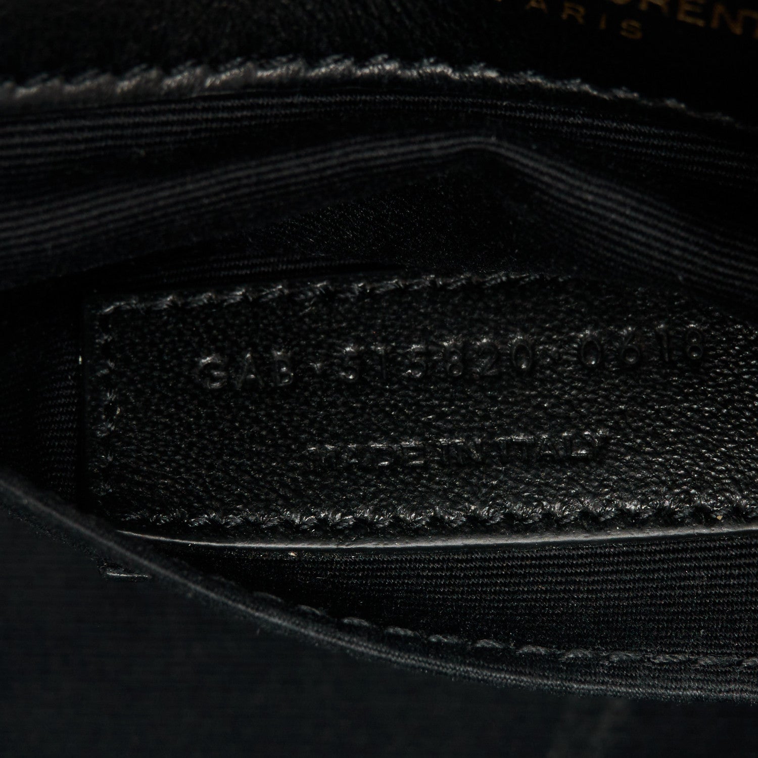 Saint Laurent Lambskin Patchwork Monogram Small Jamie Black Black 8 of 11