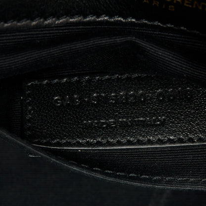 Saint Laurent Lambskin Patchwork Monogram Small Jamie Black Black 8 of 11