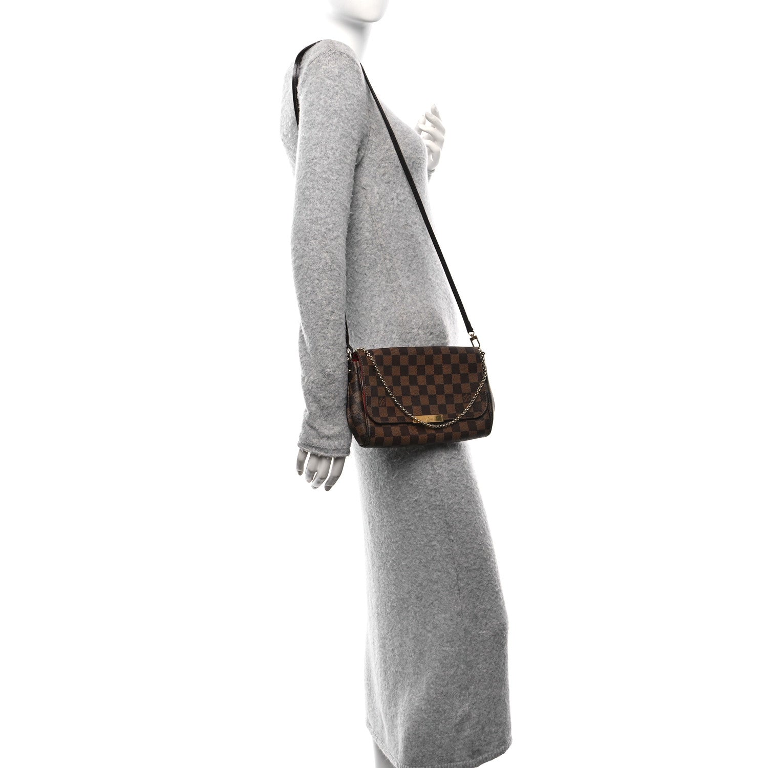Louis Vuitton Damier Ebene Favorite MM 2 of 9