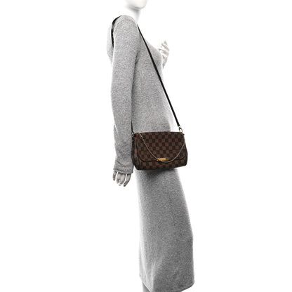 Louis Vuitton Damier Ebene Favorite MM 2 of 9